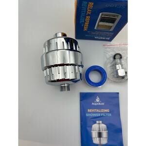 NEW UNOPEN BOX AQUA BLISS REVITALIZING SHOWER FILTER SF100